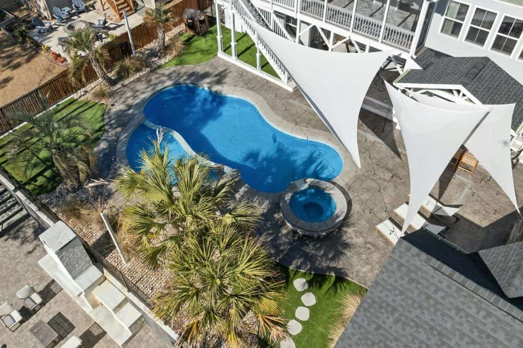backyard pool