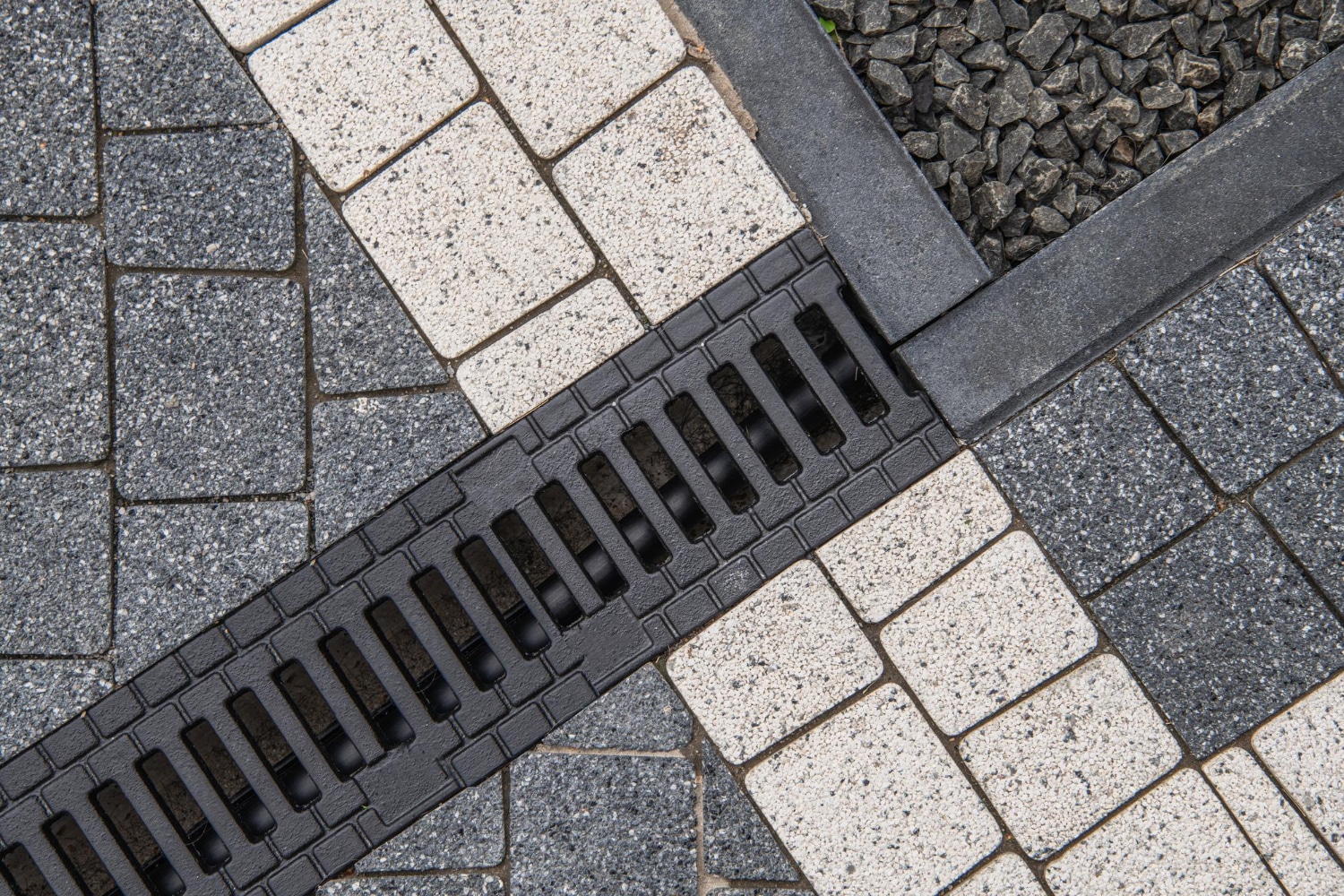 custom patio installation drainage