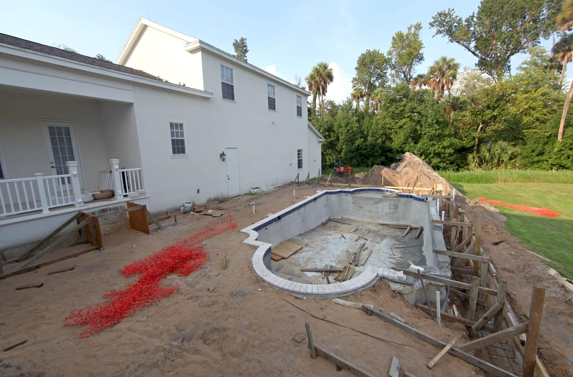 pool construction